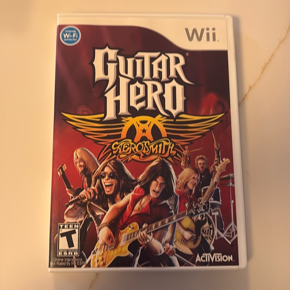 Guitar hero Aerosmith edition Wii